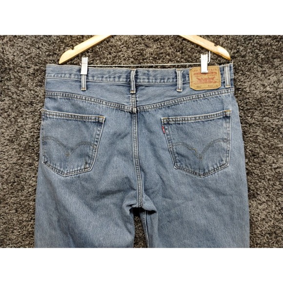 Levi 550 Jeans Men 40x30‎ Blue Relaxed Fit Tapered Leg High Rise Casual Pants - Picture 3 of 8
